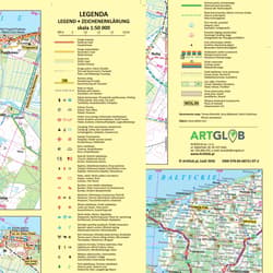 Galeria - zdjęcie nr. 3 - Mapa turystyczna Wybrzeże Bałtyku 1 Wolin Świnoujście Dziwnów Niechorze 1:50 000