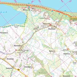 Galeria - zdjęcie nr. 3 - Mapa turystyczna Wybrzeże Bałtyku 2 Mrzeżyno Kołobrzeg Jarosławiec 1:50 000