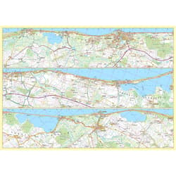 Galeria - zdjęcie nr. 2 - Mapa turystyczna Wybrzeże Bałtyku 2 Mrzeżyno Kołobrzeg Jarosławiec 1:50 000