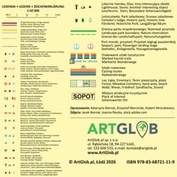 Galeria - zdjęcie nr. 3 - Mapa turystyczna Wybrzeże Bałtyku 5 Gdańsk Gdynia Sopot Mierzeja Wiślana 1:50 000