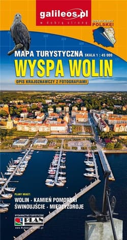 Mapa turystyczna - Wyspa Wolin 1:45 000 - Praca zbiorowa