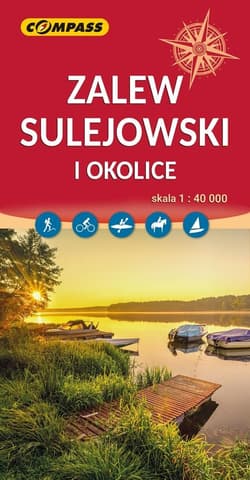 Mapa turystyczna - Zalew Sulejowski i okolice