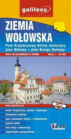 Mapa turystyczna - Ziemia Wołowska 1:40 000 - Praca zbiorowa