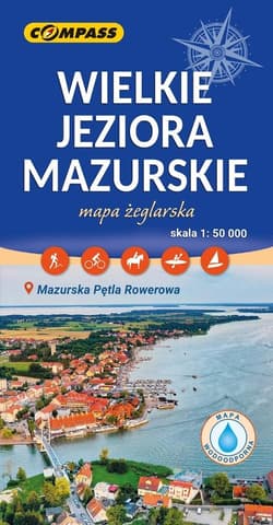 Mapa - Wielkie Jeziora Mazurskie 1:50 000 - Praca zbiorowa