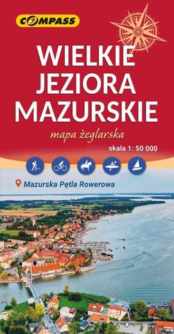 Mapa - Wielkie Jeziora Mazurskie - Praca zbiorowa