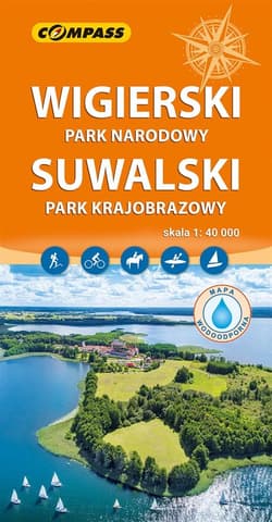 Mapa - Wigierski Park Narodowy, Suwalski 1:40 000 - Praca zbiorowa