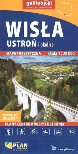 Mapa - Wisła, Ustroń i okolice 1:20 000 - Praca zbiorowa
