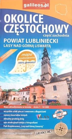 Mapa wodoodporna - ok. Częstochowy cz.zachodnia - Praca zbiorowa
