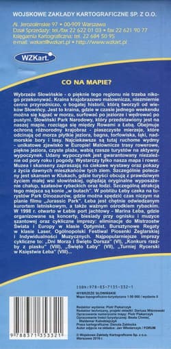 Galeria - zdjęcie nr. 2 - Mapa Wybrzeże Słowińskie 1:50 000 2016 WZKart