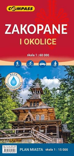 Mapa - Zakopane okolice 1:60 000 lam - Praca zbiorowa
