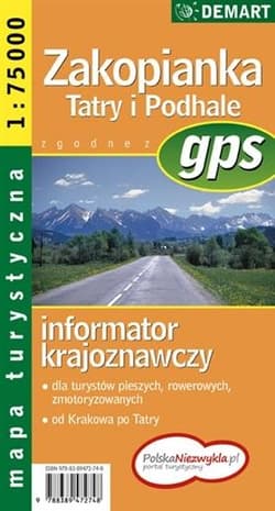 Mapa - Zakopianka Tatry i Podhale 1:75 000 - Praca zbiorowa