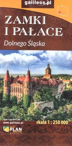 Mapa - Zamki i pałace Dolnego Śląska 1:250 000 - Praca zbiorowa