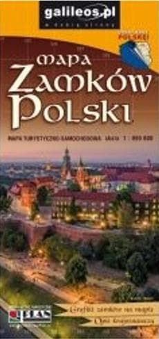 Mapa zamków Polski - Praca zbiorowa