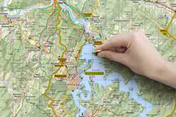 Mapa zdrapka - Bieszczady 1:75 000 - Praca zbiorowa