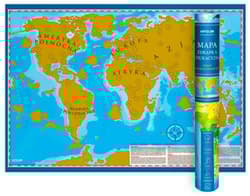 MAPA ZDRAPKA EDUKACYJNA Świat Młodego Odkrywcy - Praca zbiorowa