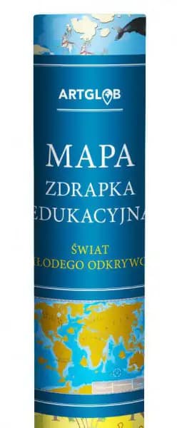 Galeria - zdjęcie nr. 2 - MAPA ZDRAPKA EDUKACYJNA Świat Młodego Odkrywcy
