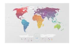 Galeria - zdjęcie nr. 4 - MAPA ZDRAPKA ŚWIAT TRAVEL MAP AIR WORLD