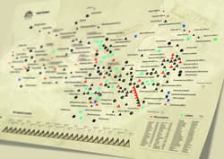 Galeria - zdjęcie nr. 3 - MAPA ZDRAPKA SZCZYTÓW GÓRSKICH TATRY