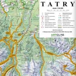 Galeria - zdjęcie nr. 2 - Mapa zdrapka - Tatry 1:50 000