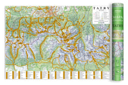 Mapa zdrapka - Tatry 1:50 000 - Praca zbiorowa