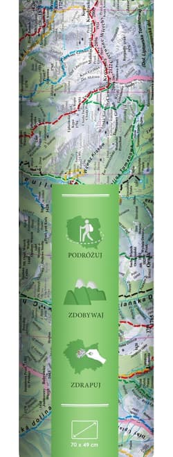 Galeria - zdjęcie nr. 2 - Mapa zdrapka - Tatry 1:50 000