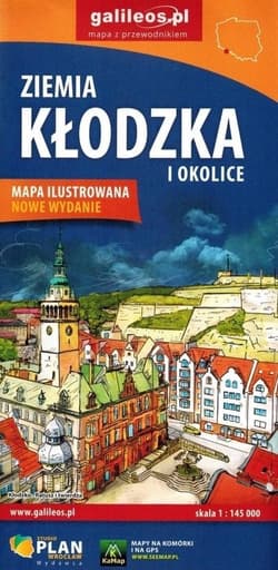 Mapa - Ziemia Kłodzka i okolice 1:450 000 - Praca zbiorowa