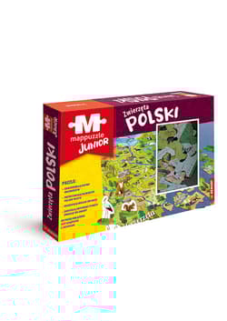 Mappuzzle junior Zwierzęta Polski - Opracowanie Zbiorowe
