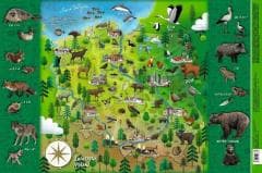 Mappuzzle Junior - Zwierzęta Polski - podkładka