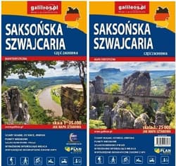 Mapy turystyczna - Czeska i Saksońska Szwajcaria - Praca zbiorowa