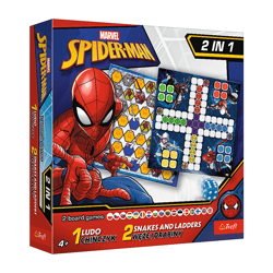 Marvel Spider-Man 2w1 Chińczyk Węże i drabiny