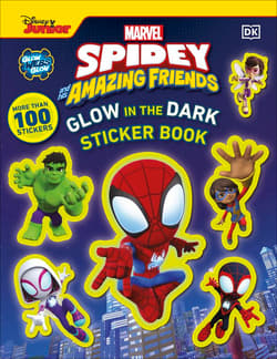 Marvel Spidey and His Amazing Friends Glow in the Dark Sticker Book. With More Than 100 Stickers wer. angielska