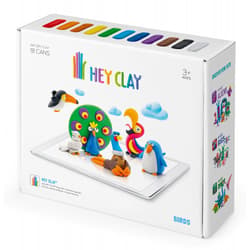 Masa plastyczna Hey Clay Ptaki HCLSE003PCS