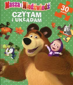 Masza i Niedźwiedź Czytam i układam 30 puzzli
