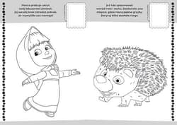 Galeria - zdjęcie nr. 3 - Masza i Niedźwiedź Koloruj i naklejaj 2