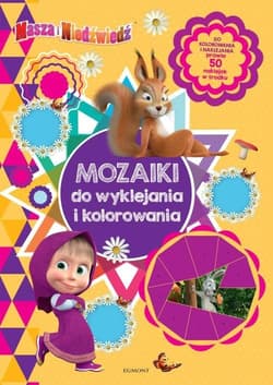 Masza i Niedźwiedź Mozaiki do wyklejania i kolorowania - null null