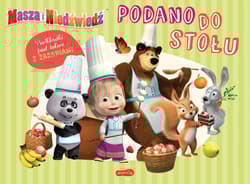 Masza i Niedźwiedź. Podano do stołu. Podkładki pod talerz z zadaniami - Opracowanie Zbiorowe