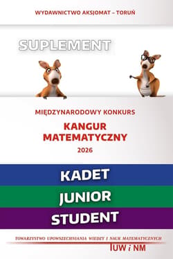 Mat. z wesołym kangurem. Suplement 2026 Kadet... - Praca zbiorowa