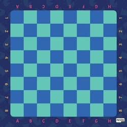 Mata animacyjna XL - Warcaby 100x100cm