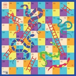 Mata animacyjna XL - Węże i drabiny 100x100cm