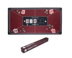 Mata do pokera czerwona (140x80cm)