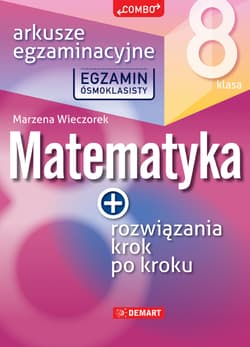 Matematyka. Arkusze egzaminacyjne. Egzamin ósmoklasisty - Marzena Wieczorek