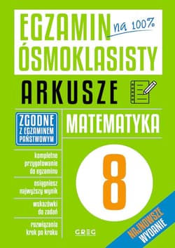 Matematyka. Egzamin ósmoklasisty. Arkusze