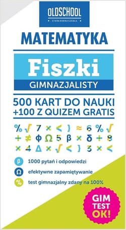 Matematyka. Fiszki gimnazjalisty - Linder-Kopiecka Inga