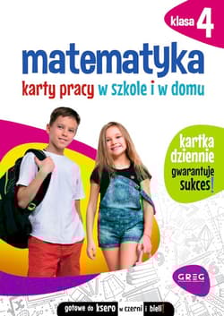 Matematyka. Karty pracy w szkole i w domu. Klasa 4 - Dorota Kożuch