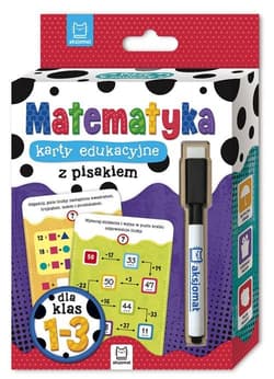 Matematyka klasy 1-3 Karty edukacyjne z pisakiem - Opracowanie Zbiorowe