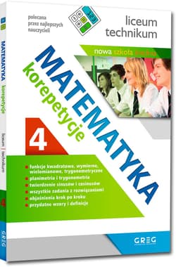 Galeria - zdjęcie nr. 3 - Matematyka. Korepetycje, liceum. Część 4 (po reformie)