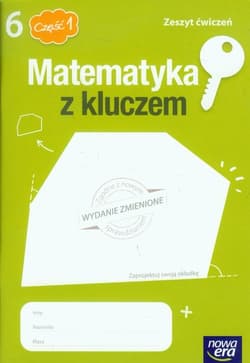 Matematyka z kluczem 6 Zeszyt ćwiczeń Część 1 Szkoła podstawowa - Braun Marcin, Mańkowska Agnieszka, Paszyńska Małgorzata