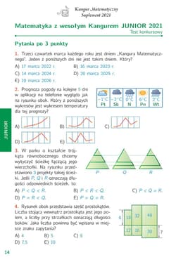 Galeria - zdjęcie nr. 2 - Matematyka z wesołym kangurem 2021 Kangur 7