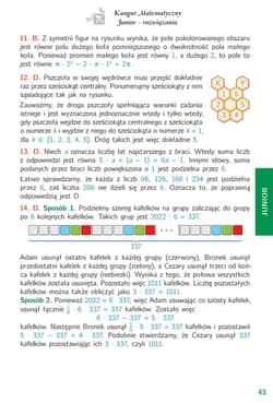 Galeria - zdjęcie nr. 5 - Matematyka z wesołym kangurem 2022 Kangur 7