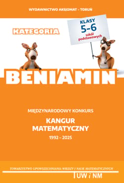 Matematyka z wesołym kangurem kategoria Beniamin - Praca zbiorowa